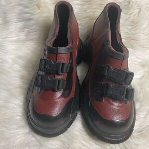 SALISBURY  Burgundy & Black ASTM  F 1117 SIZE 7 Overshoe Men' TEST VOLTAGE 20KV